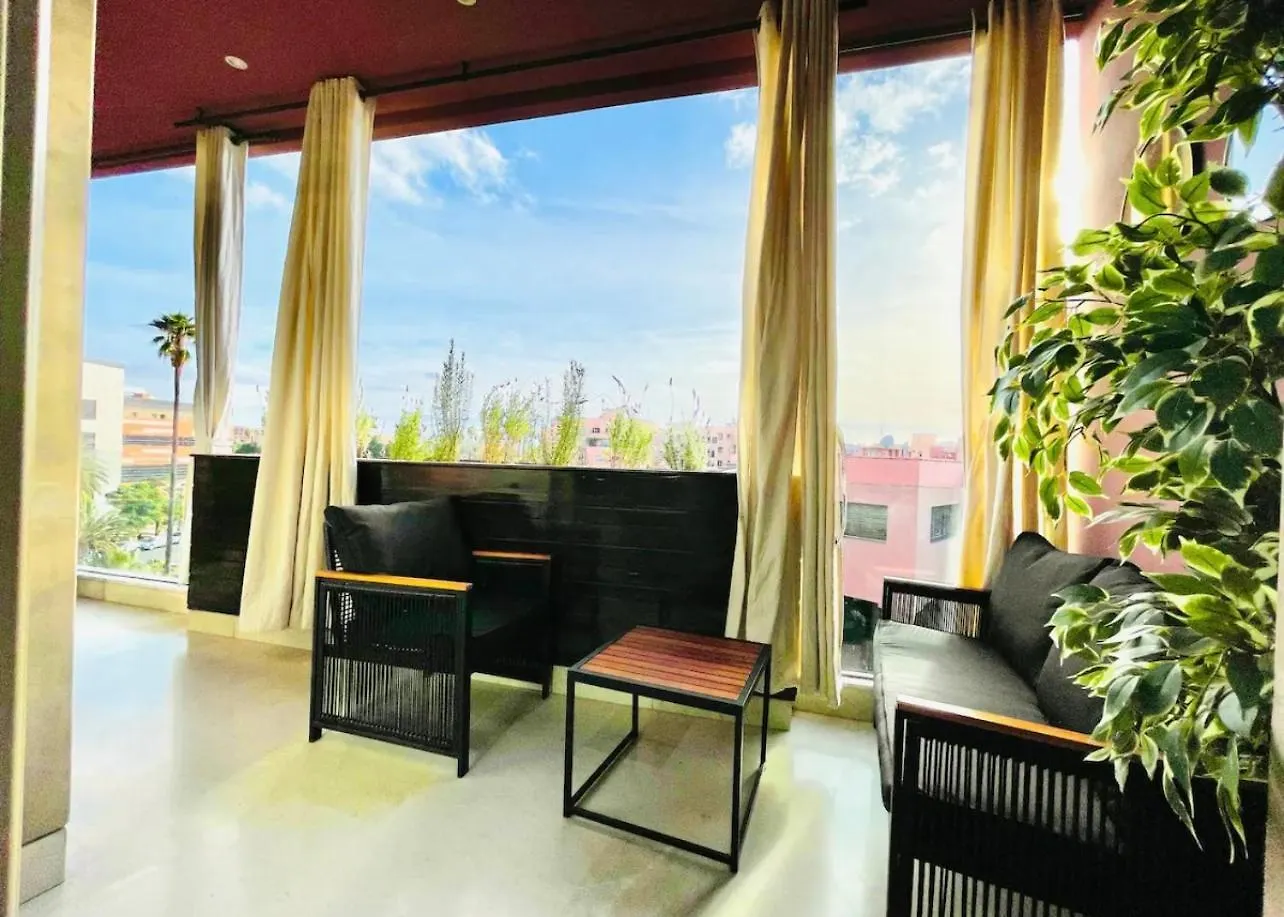 Appartement Luxueux Avec Vue Panoramique Sur L'Atlas Au Centre De Marrakech Marrakesh Apartment